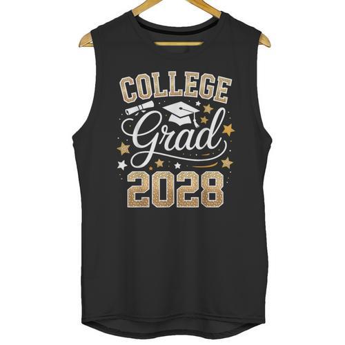 College Grad Class Of 2028 Senior Graduate Graduation 2028 Unisex Tank Top - Best Gift Smart