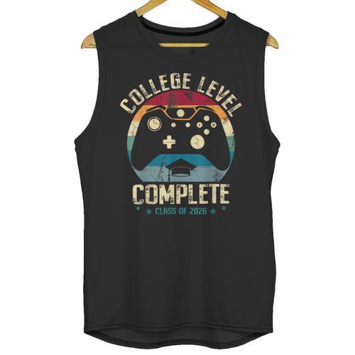 College Level Complete Class Of 2026 Gamer Graduation Grad Unisex Tank Top - Best Gift Smart