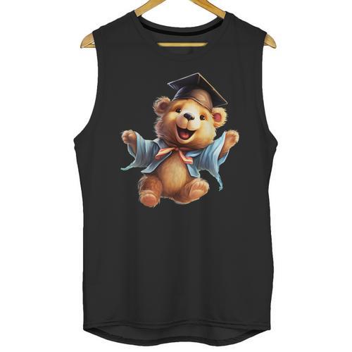 Cute Graduation Bear To Celebrate Your Graduate Unisex Tank Top - Best Gift Smart