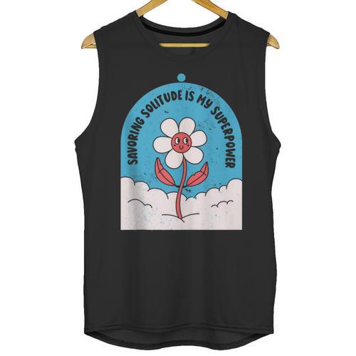 Cute Introvert Shy Teen Anti-Social Inner Strength Unisex Tank Top - Raresse