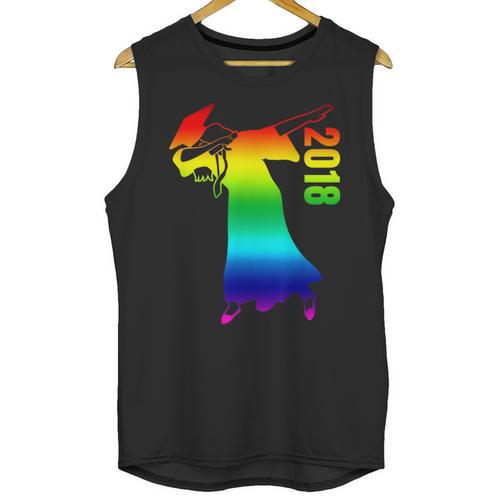 Dabbing Graduate 2018 Graduation Celebration Unisex Tank Top - Best Gift Smart