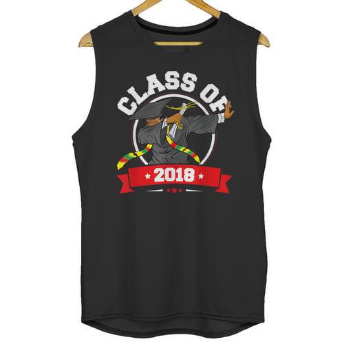 Dabbing Graduation Class Of 2018 TShirt History Month Unisex Tank Top - Best Gift Smart