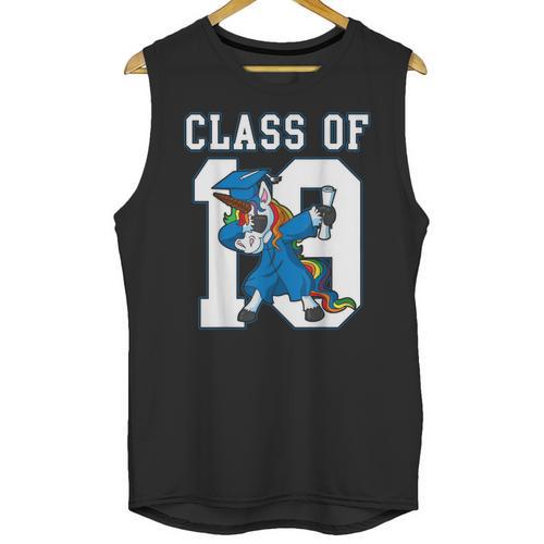 Dabbing Graduation Class Of 2019 Unicorn Shirt Unisex Tank Top - Best Gift Smart
