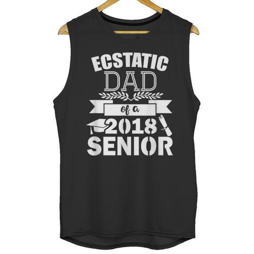 Dad Of a 2018 Senior Graduation Unisex Tank Top - Best Gift Smart