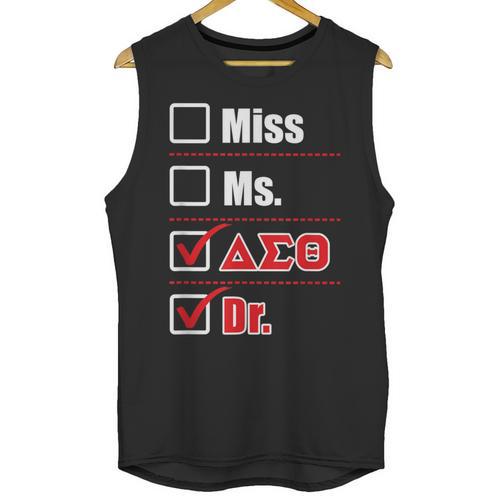 Delta Sigma Theta Sorority Delta Doctor Graduation Unisex Tank Top - Best Gift Smart