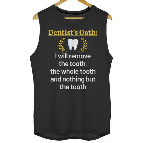 Dentist Dental School Graduation Tooth Oath Dentistry Unisex Tank Top - Best Gift Smart