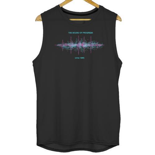 DIAL UP Modem Sound Of Progress 1996 Gen X Tech Nostalgia Unisex Tank Top - Figerry