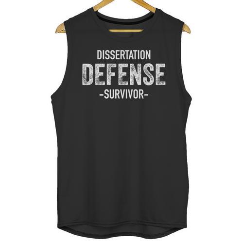 Dissertation Defense Survivor PhD Graduation Law Unisex Tank Top - Best Gift Smart