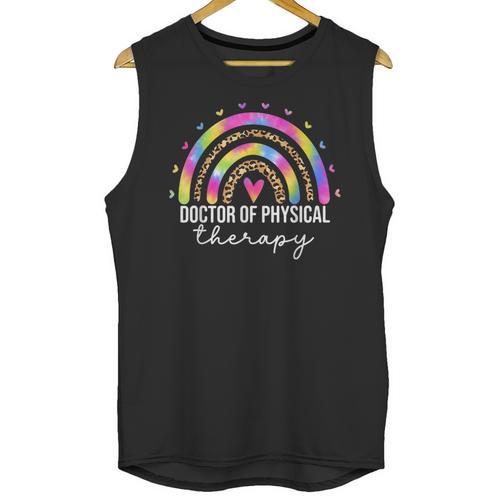 Doctor Of Physical Therapy Therapist DPT Graduation Rainbow Unisex Tank Top - Best Gift Smart