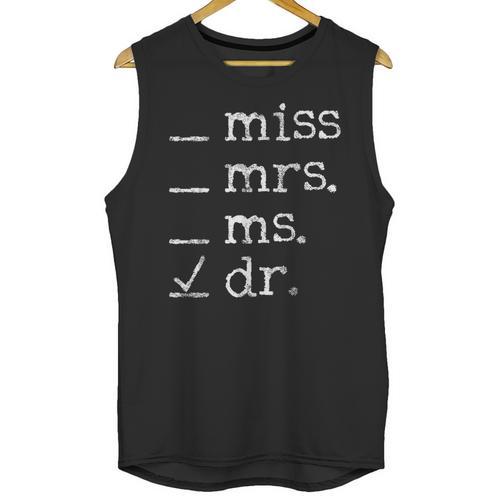Dr Doctor Doctorate PhD Graduation Unisex Tank Top - Best Gift Smart