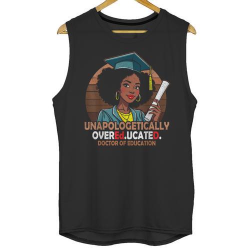 EdD Black Girls Doctor Of Education Graduation Black Women Unisex Tank Top - Best Gift Smart