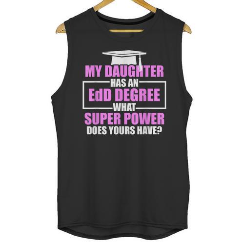 EdD Doctor Of Education Daughter Power Doctorate Graduation Unisex Tank Top - Best Gift Smart