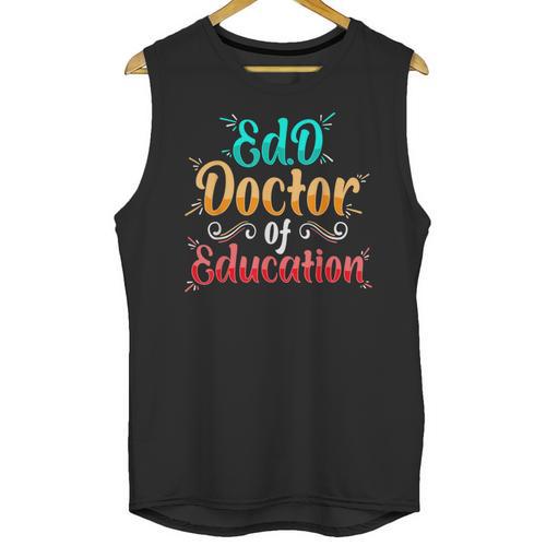 EdD Doctor Of Education Inspiring Doctorate Graduation Unisex Tank Top - Best Gift Smart