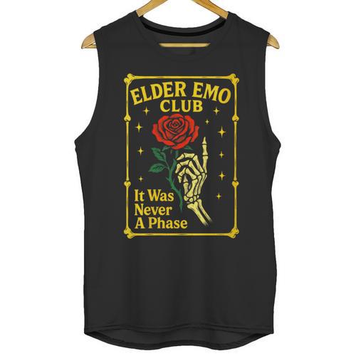 Elder Emo Club Emo Gothic Music Nostalgia Unisex Tank Top - Figerry