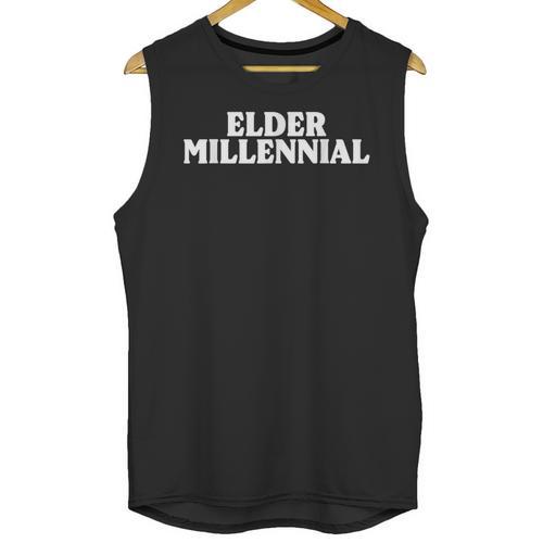 Elder Millennial Retro 90s Nostalgia Unisex Tank Top - Figerry
