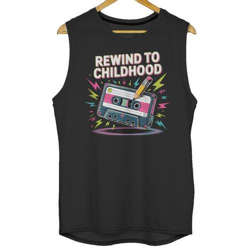 Elder Millennials Embracing 90s Rewind Nostalgia Vibes Unisex Tank Top - Figerry