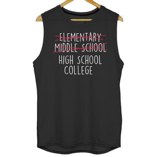 Elementary Middle School High School College Graduation Unisex Tank Top - Best Gift Smart