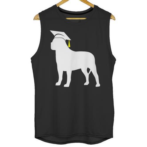 English Mastiff Graduation Dog Graduate Unisex Tank Top - Best Gift Smart