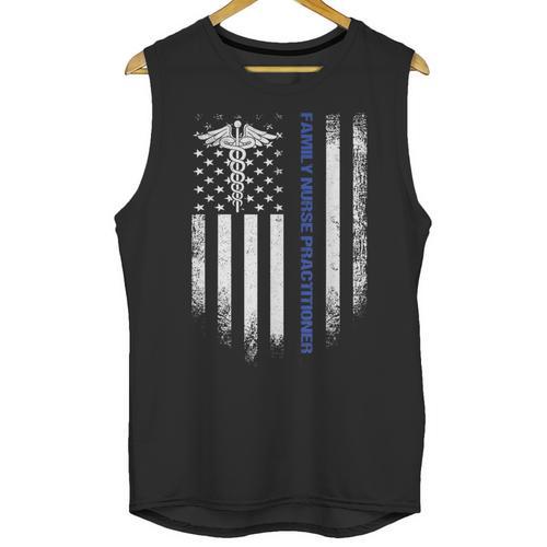 Family Nurse Practitioner Flag FNP Nursing Graduation Unisex Tank Top - Best Gift Smart