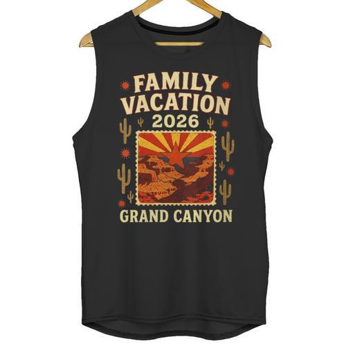 Family Vacation Grand Canyon 2026 Nostalgia Unisex Tank Top - Figerry