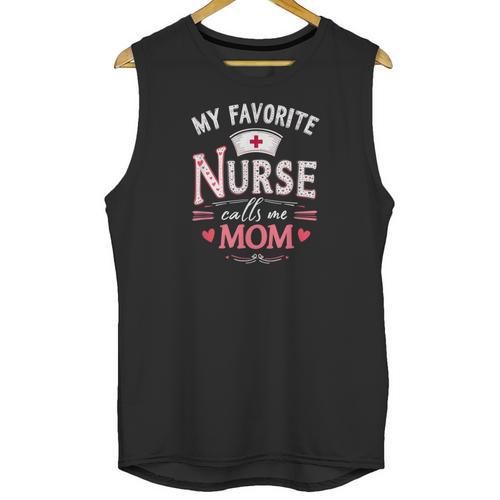 My Favorite Nurse Calls Me Mom Nursing Students Graduation Unisex Tank Top - Best Gift Smart