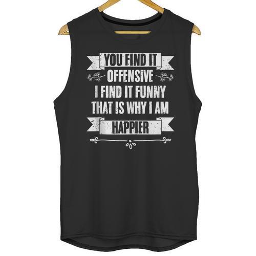 You Find It Offensive I Find It A Sarcastic Introvert Unisex Tank Top - Raresse