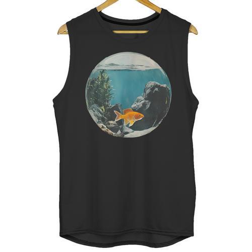 Fish Bowl Frutiger Aero Y2K Retro Vibes Unisex Tank Top - Figerry