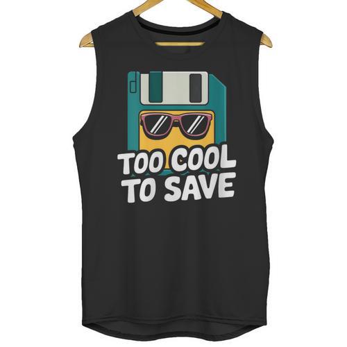 Floppy Disk Retro Tech Nostalgia Old School Computing Humor Unisex Tank Top - Figerry