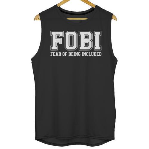 FOBI Fear Of Being Excluded Introverts Unisex Tank Top - Raresse