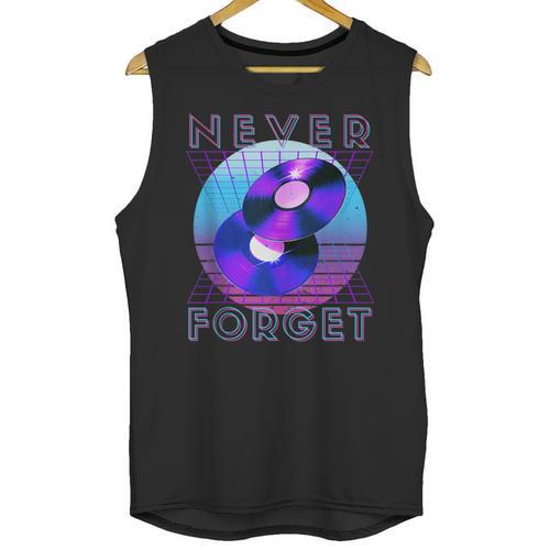 Never Forget Retro 80s 90s Nostalgia Unisex Tank Top - Figerry