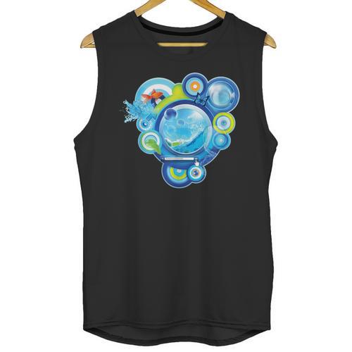 Frutiger Aero Metro Abstract Maximalism 2000s Nostalgia Unisex Tank Top - Figerry