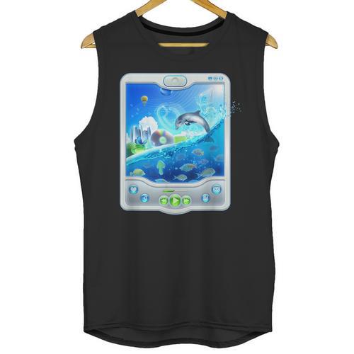 Frutiger Aero Skeuomorphism User Interface Nostalgia Unisex Tank Top - Figerry