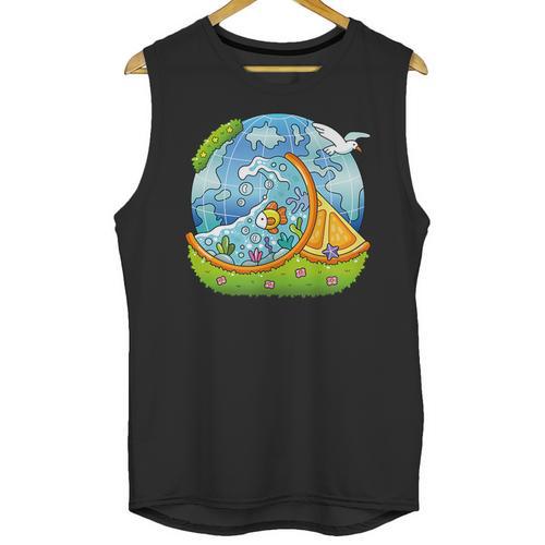 Frutiger Aero Y2K Fashion Trends Statement Piece Tech Orange Unisex Tank Top - Figerry