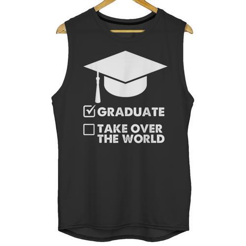 Funny Graduate Joke Mens Womens Graduation Gifts Unisex Tank Top - Best Gift Smart