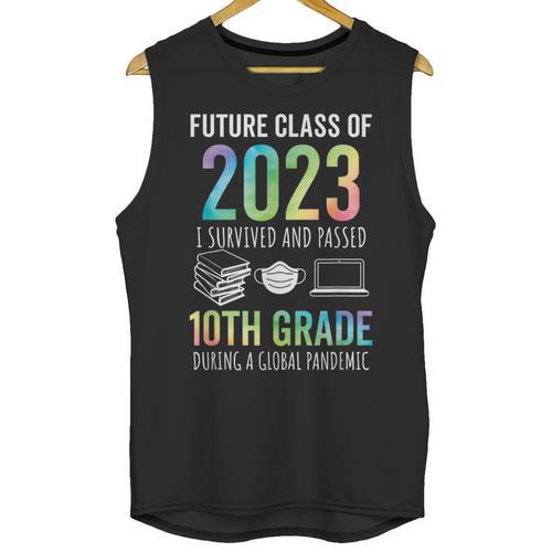Future Class Of 2023 10th Grade Graduation 2021 Unisex Tank Top - Best Gift Smart