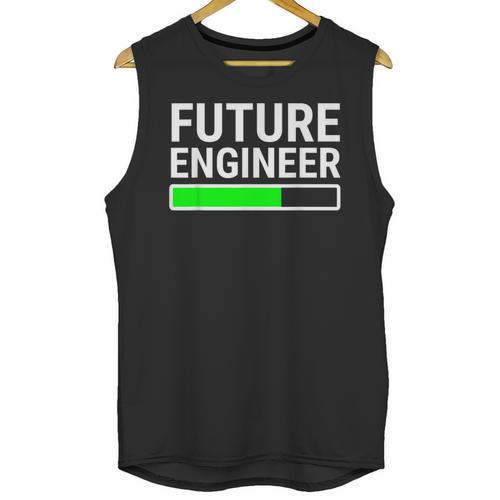 Future Engineer Loading Bar Cool Graduation Unisex Tank Top - Best Gift Smart