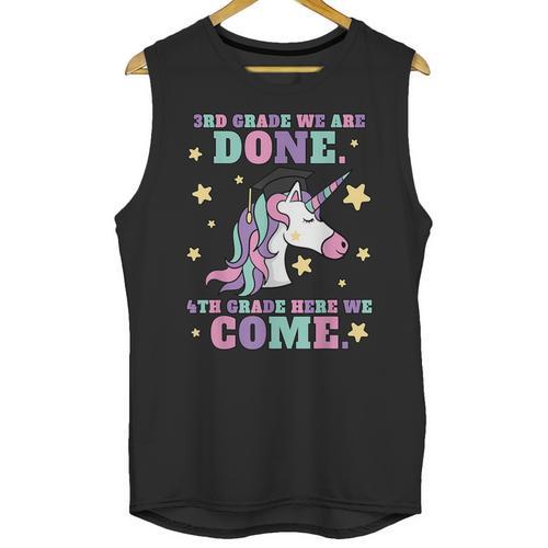 Girls 3rd Grade Graduation Magical Unicorn Unisex Tank Top - Best Gift Smart