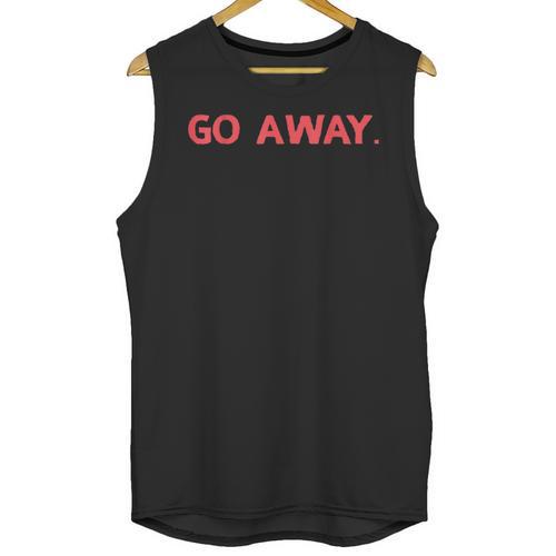 Go Away Introversion Sarcasm Introvert Unisex Tank Top - Raresse