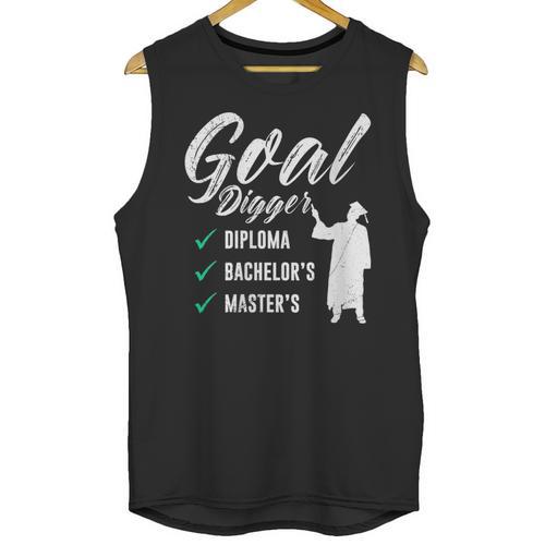 Goal Digger Diploma Master s Bachelor s Master Graduation Unisex Tank Top - Best Gift Smart
