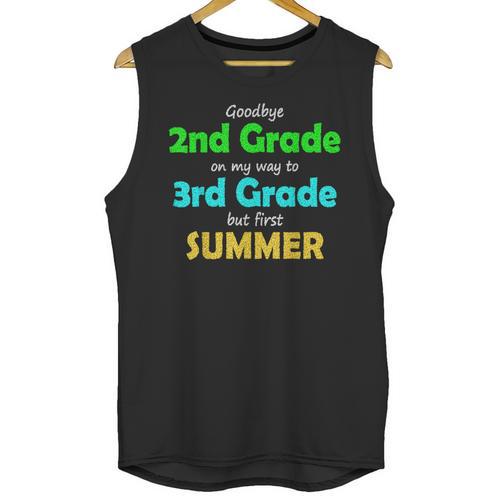 Goodbye 2nd Grade On My Way To 3th Grade 2022 Graduation Unisex Tank Top - Best Gift Smart