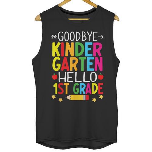 Goodbye Kinder Garten Hello 1st Grade Graduation 2024 Unisex Tank Top - Best Gift Smart