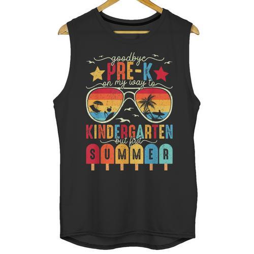 Goodbye Pre-k Graduation Kindergarten Summer Break Graduate Unisex Tank Top - Best Gift Smart