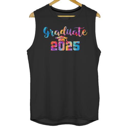 Graduate 2025 Tie Dye Graduation 2025 Class Of 2025 Senior Unisex Tank Top - Best Gift Smart