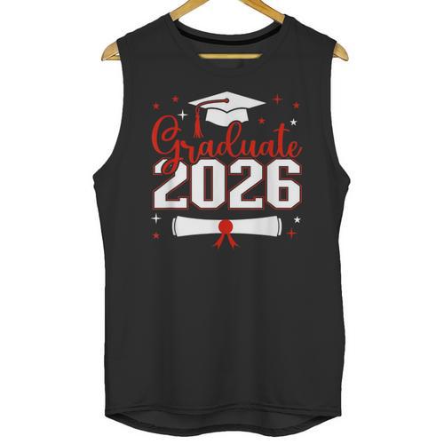 Graduate 2026 For Class Of 2026 Graduation Unisex Tank Top - Best Gift Smart