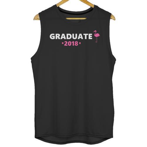 Graduate Flamingo 2018 Cute Graduation Unisex Tank Top - Best Gift Smart