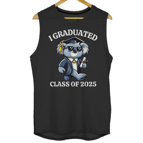 I Graduated Graduate Class Of 2025 Koala Graduation Unisex Tank Top - Best Gift Smart