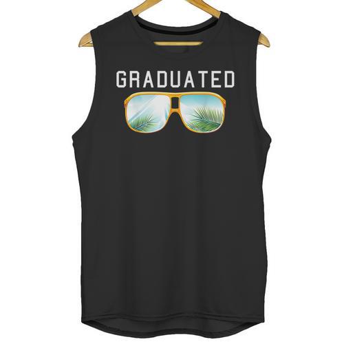 Graduated Graduation Tropical Sunglasses Unisex Tank Top - Best Gift Smart