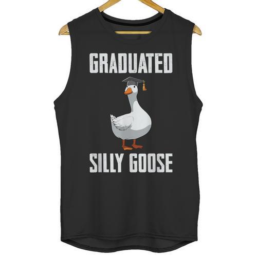 Graduated Silly Goose Student Graduation 2026 Grad Unisex Tank Top - Best Gift Smart