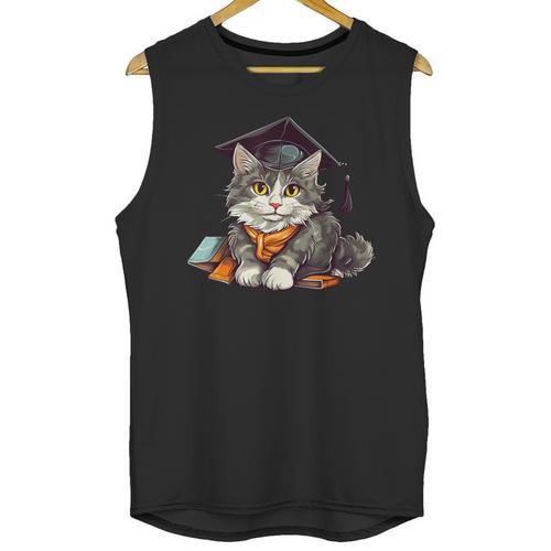 Graduation Cat Graduation Present For Graduate Grad Unisex Tank Top - Best Gift Smart