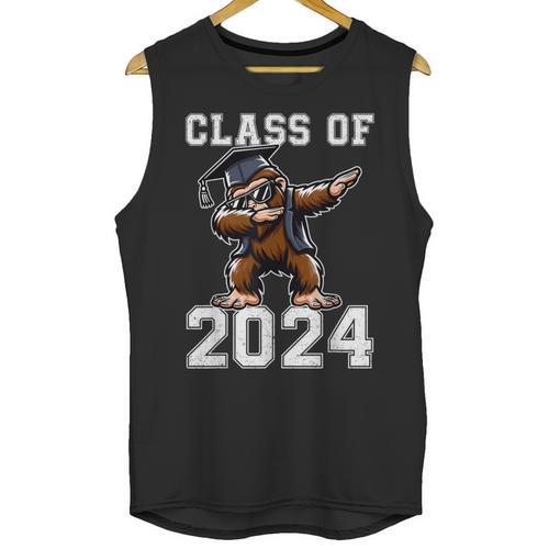 Graduation Class Of 2024 Bigfoot Graduated Seniors 2024 Unisex Tank Top - Best Gift Smart